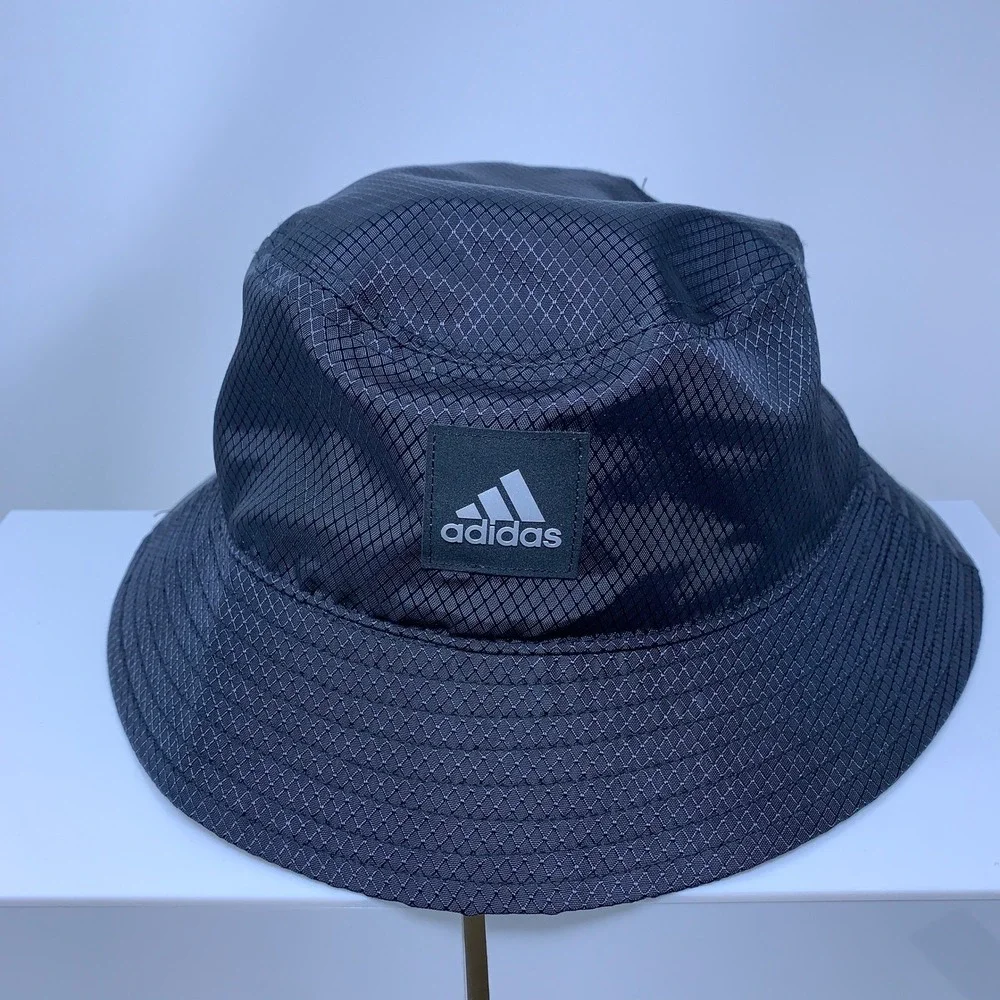 Adidas Unisex OSFM Black AEROREADY Ripstop Bucket Hat
